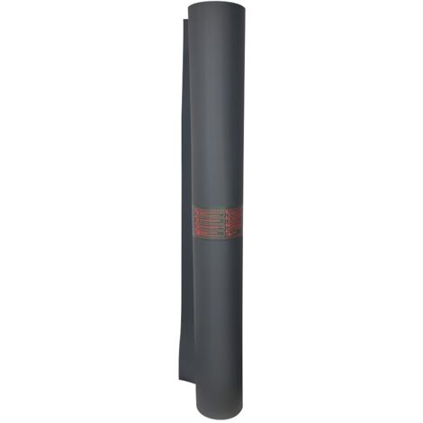 Tapis isolant Penta, 10000mm x 1m x 1.5mm, en Elastomère Gris, antidérapant ( Prix pour 1 )