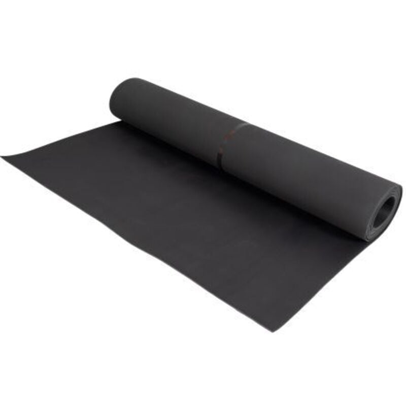 Tapis isolant Rs Pro 1m x 1m x 5mm, en Elastomère Noir, antidérapant ( Prix pour 1 )