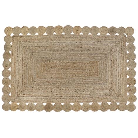 Tapis Jute 200X290X1 2200 Gsm Naturel Marron