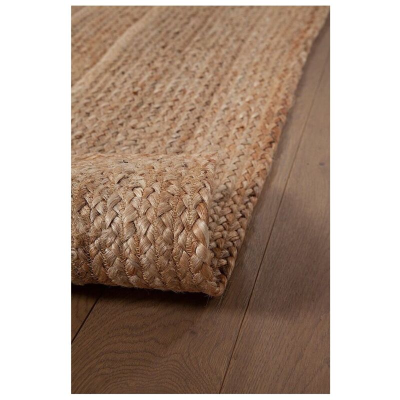 Tapis jute design naturel plat intérieur Mila Naturel 80x200