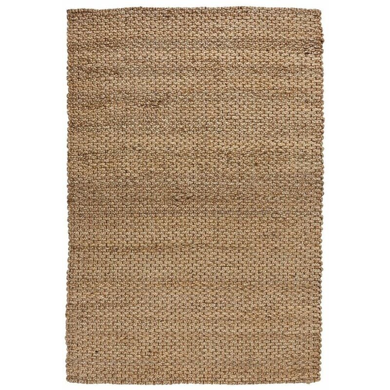 Flair Rugs - Tapis jute naturel plat rectangle Sol Naturel 60x150