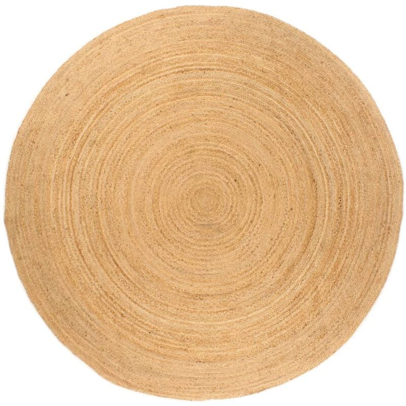 Vidaxl - Tapis Jute tressé 210 cm Rond