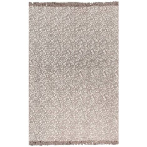 vidaXL Tapis Kilim Coton avec Motif variés Salon Carpet  Plusieurs Dimensions