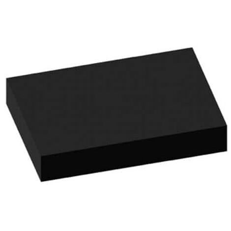 Tapis larmé noir 100x140cm épaisseur 3mm