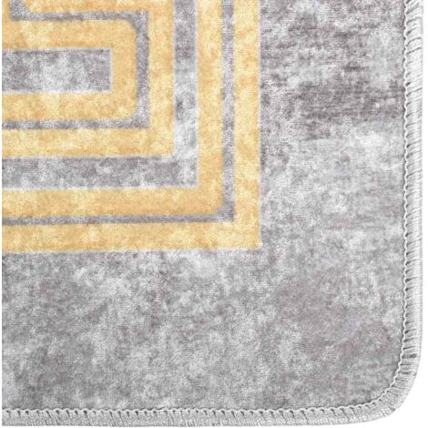 Tapis lavable 160x230 cm gris