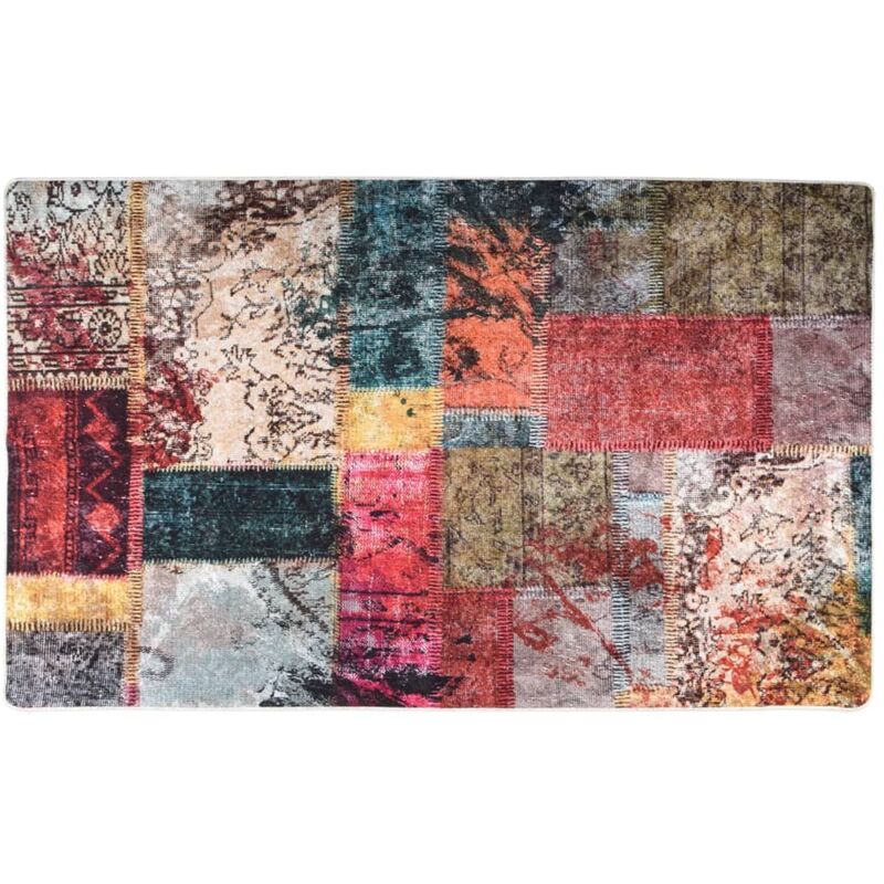Maisonchic - Tapis lavable, Tapis de salon,Tapis d'entrée patchwork multicolore 120x170 cm antidérapant pwfn64530 design in