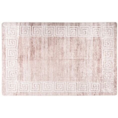 Tapis lavable antidérapant, Tapis de salon,Tapis d'entrée 160x230 cm beige pwfn68900 DESIGN IN