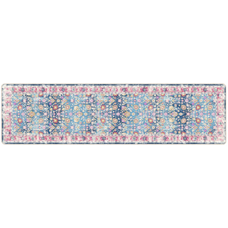 Vidaxl - Tapis lavable multicolore 80x300 cm antidérapant