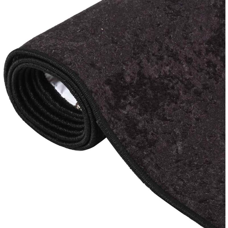 Vidaxl - Tapis lavable antidérapant 160x230 cm anthracite