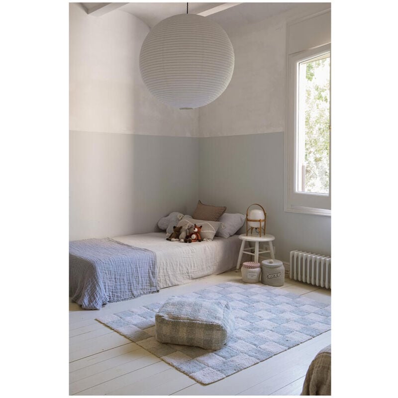 Homemaison - Tapis motifs carreaux lavable en machine moderne Kitchen Tiles Bleu 120x160