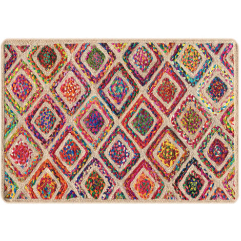 Tapis lavable multicolore 160x230 cm