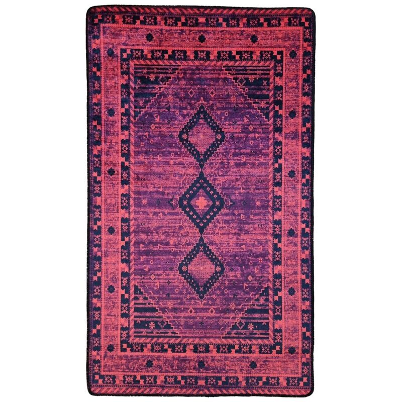 Vendorflair - Tapis maghreb Rouge Dimensions - 80x150 – Qualité supérieure pour Maison, Appartement, Bureau – Style élégant et durable – Confort