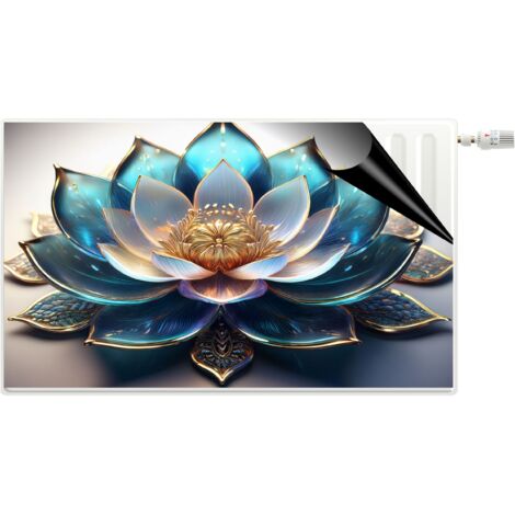 Tapis magnétique aimant Cache radiateur Fleur glamour