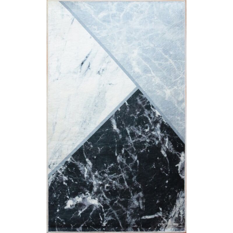 Vendorflair - Tapis marbre Tricolore Dimensions - 120x180 – Qualité supérieure pour Maison, Appartement, Bureau – Style élégant et durable – Confort