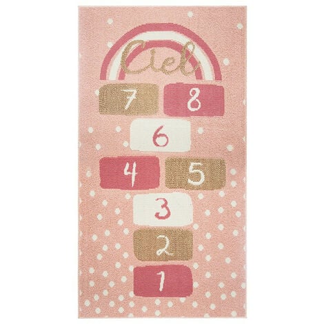 ATMOSPHERA CRÉATEUR D'INTÉRIEUR Tapis De Chambre Marelle Fille Rose - Atmosphera For Kids