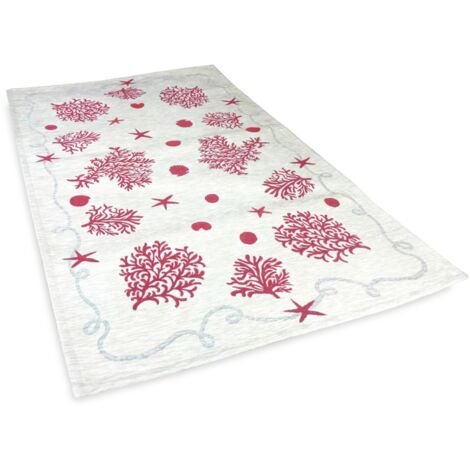 TAPIS MARIN DE LA MER DE CORAIL ROUGE Cm. 85x150