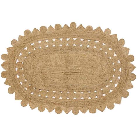 Tapis Marron 205 x 305 cm Jute vidaXL