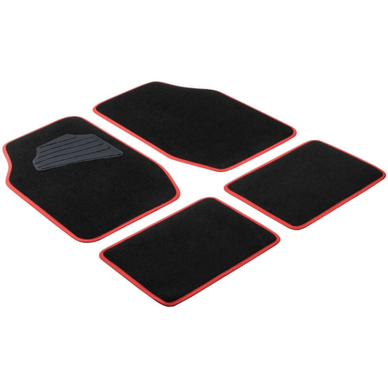 Tapis Matrix rouge