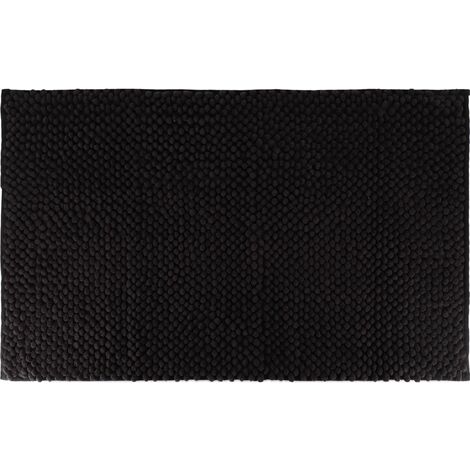 Tapis microfibre boules 50x80 cm - noir - Tendance