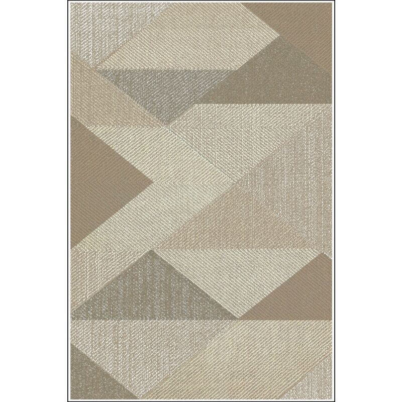 Vendorflair - Tapis Miran Beige Dimensions - 120x180 – Qualité supérieure pour Maison, Appartement, Bureau – Style élégant et durable – Confort