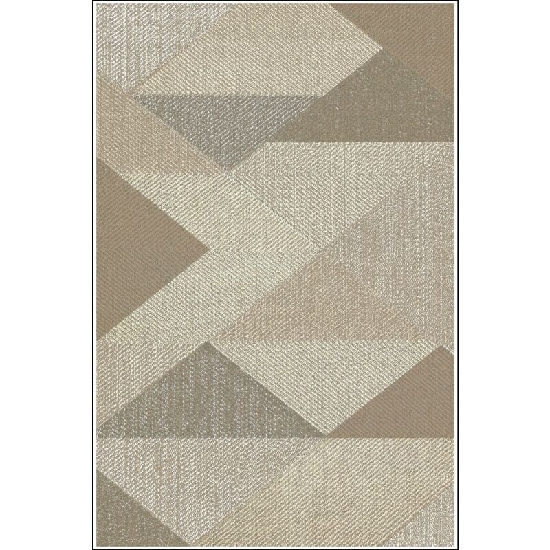 Vendorflair - Tapis Miran Beige Dimensions - 160x230 – Qualité supérieure pour Maison, Appartement, Bureau – Style élégant et durable – Confort