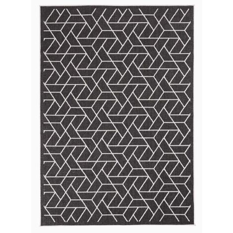 tapis moderne 140x200 cm rectangulaire af brika reversible