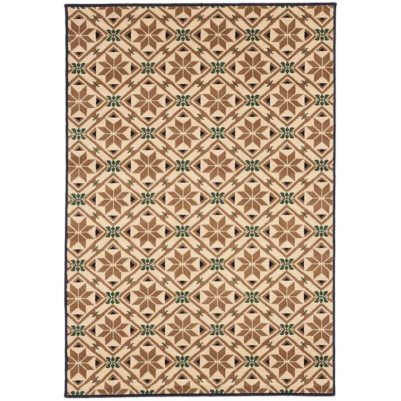 Tapis Moderne 235x320 Cm Rectangulaire Bc Carreau De Ciment Bleu Salle A Manger Adapte Au Chauffage Par Le Sol