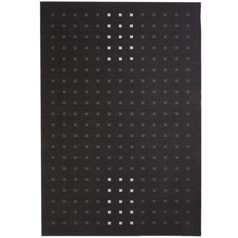 tapis moderne 123x180 cm rectangulaire blicblock ex noir