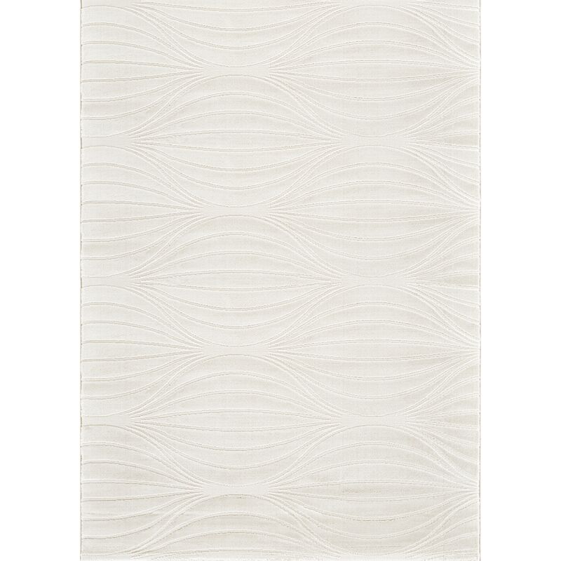 Tapis salon chambre crème moderne bogota 75 poils courts Toutapis 160x230