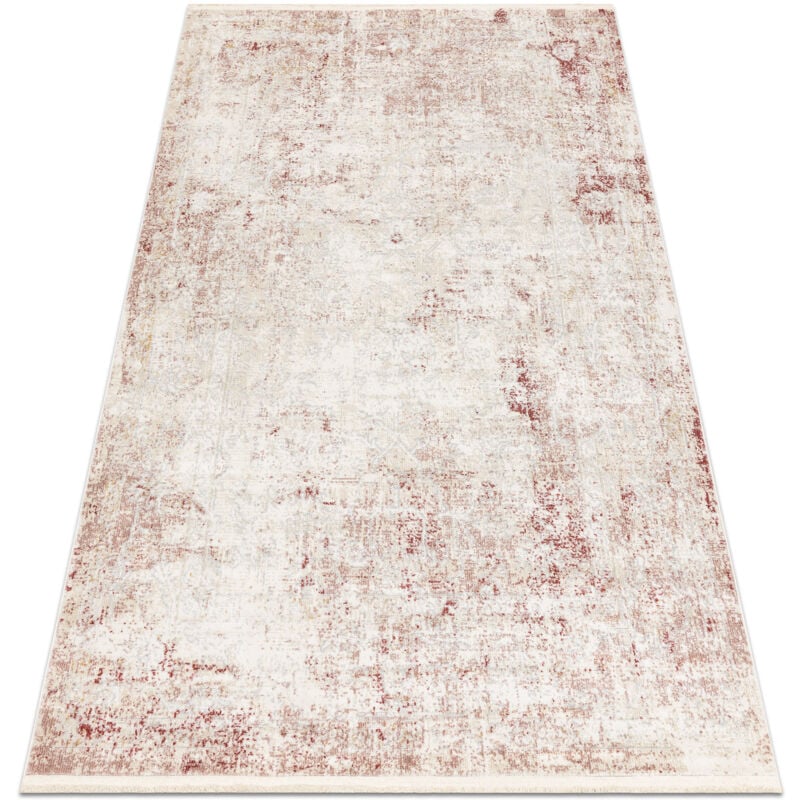 Rugsx - Tapis moderne distin 0828A rose / poudre / blanc - Abstraction, vintage, franges pink 80x150 cm