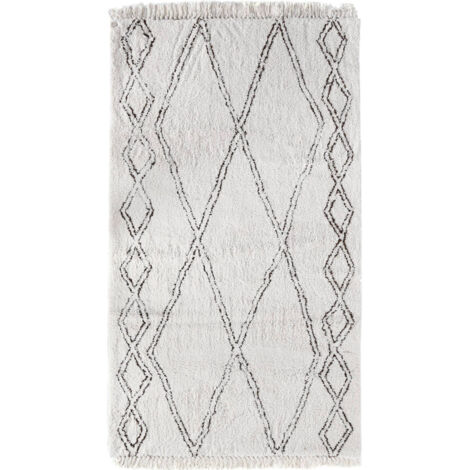 Tapis moderne douceur salon beige élégant - Beige sable raffiné