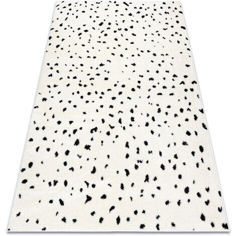 Tapis moderne MODE 8508 points crème / noir beige 80x150 cm