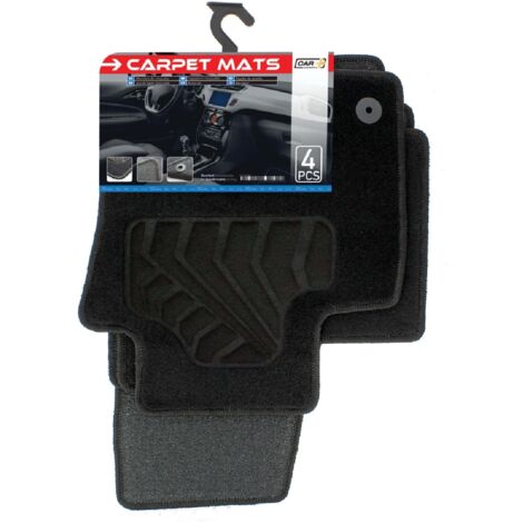 Tapis moquette compatible avec Audi Q3 ap11 sur mesure 4 pieces noir