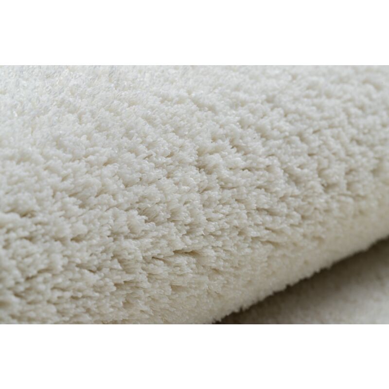 Rugsx - tapis - moquette velvet micro crème plaine couleur unie beige 300x300 cm