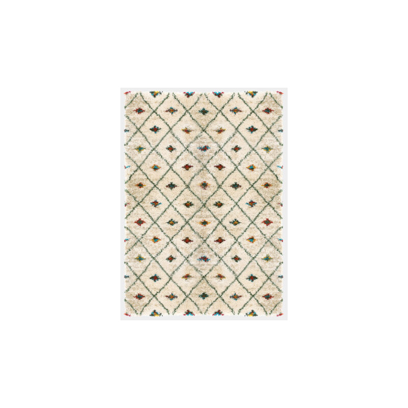 Décoweb - Tapis motif Berbère - Patan coloré - 200 x 290 cm