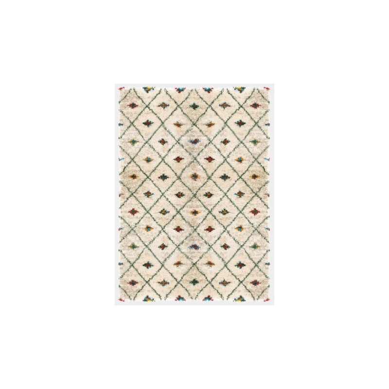 Tapis motif Berbère - Patan coloré - 80 x 150 cm