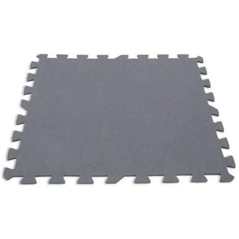 Tapis mousse pour piscine 8 dalles gris