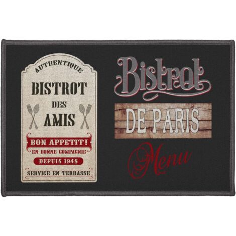 Tapis Multi usage 40 x 60 cm Bistrot des amis