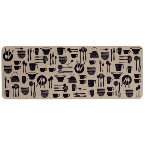 Tapis Multi-Usage Tissé "Kitchen" 45x120cm Naturel