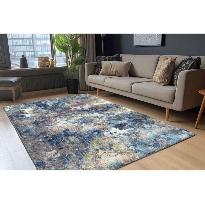 Deladeco - Tapis multicolore abstrait moderne Lira Multicolore 160x230