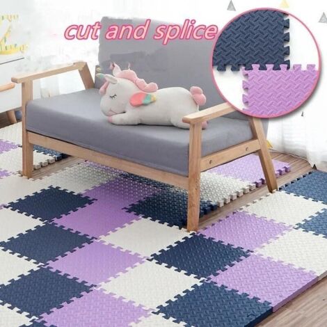 Tapis Multifonction Bébé 12 Pièces - Mousse EVA 30x30cm - Jeu, Ramper et Activités Éducatives