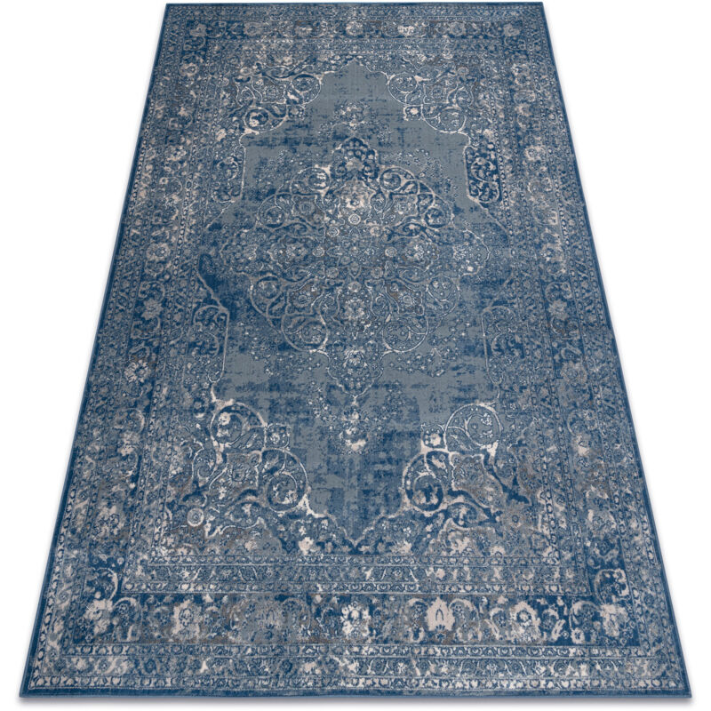 Rugsx - Tapis nain Ornement, cadre, vintage 7599/51611 bleu / beige blue 240x340 cm