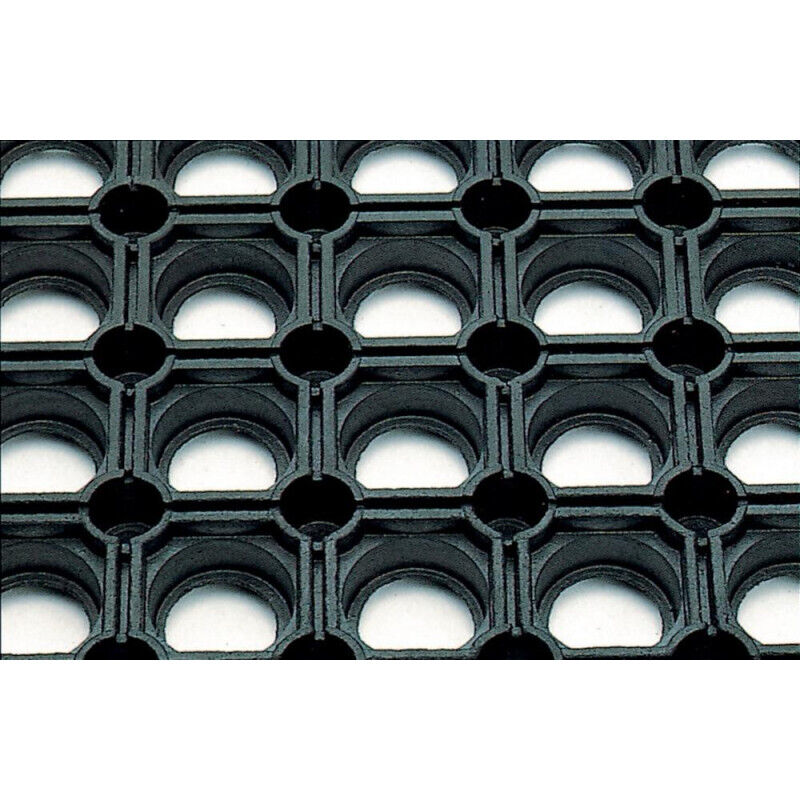 FP - Tapis nid d'abeille sbr/nr B1 noir - 22mm 1500x1000mm