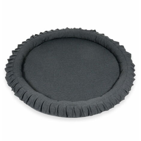 Tapis nid d'ange 120 cm pour enfant, graphite