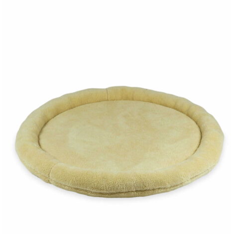 Tapis nid d'enfant 120 cm, Teddy beige
