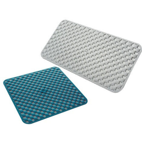 Tapis non glissants pour douche 53x53 cm. LightSeaGreen