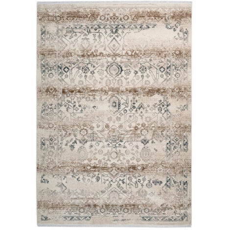 Tapis Oriental Effet Usé "Anouk" Beige 80 x 150 cm