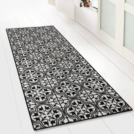 Tapis Ornement Vintage Oriental pour la Cuisine, Le Couloir et Le Salon 80 x 100 cm, Wexford