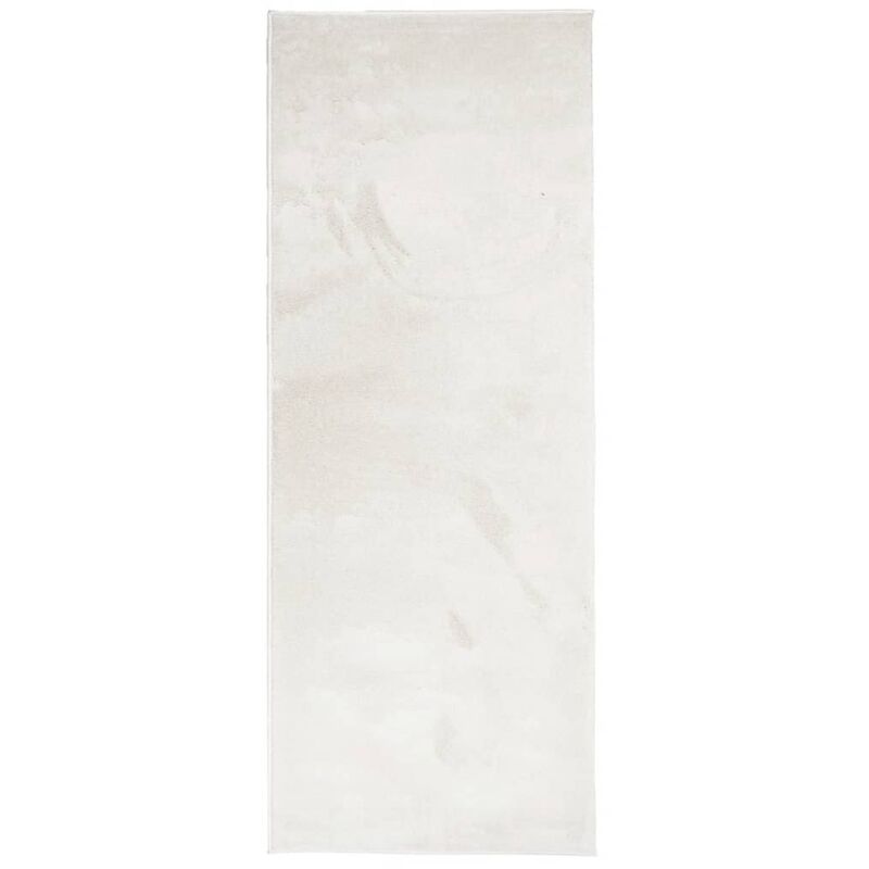 Vidaxl - Tapis oviedo à poils courts beige 80x200 cm