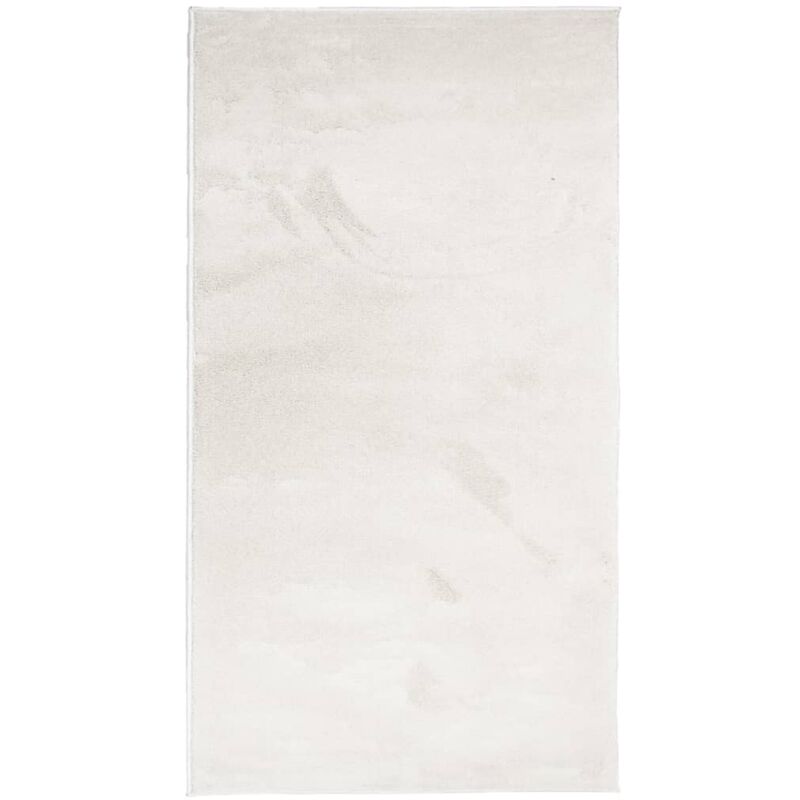 Tapis OVIEDO à poils courts beige 60x110 cm vidaXL